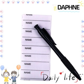 Daphne ป้ายชื่อรีดติดเสื้อผ้า ซักล้างได้ DIY อุปกรณ์เสริม สําหรับเด็ก 200 ชิ้น