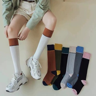[BBSock] ถุงเท้ายาว ทูโทน พร้อมส่งจากไทย