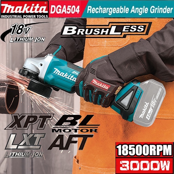 เครื่องเจียรไฟฟ้า DGA404 DGA504 18V 100 มม. และ 125 มม. ไร้แปรงถ่าน ...