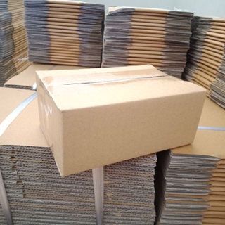 (แพ็ค 20 ใบ) กล่องเบอร์ 00 ไม่พิมพ์ลาย กล่องพัสดุ   ขนาด 9.75x14x6 ราคายกแพ็ค ราคาถูกที่สุด!! อันดับ1🔥