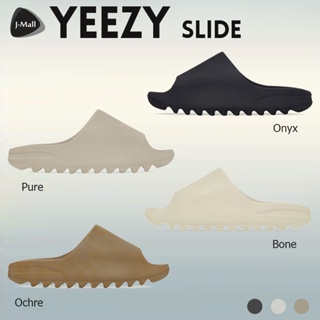 Yeezy slide สี Adidas originals รองเท้าแตะ Bone Pure Ochre Onyx sandals