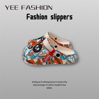 YEE Fashion  รองเท้าหัวโต รองเท้าหัวโตผู้ชาย นุ่ม พื้นหนา กันลื่น รุ่นใหม่ สไตล์เกาหลี สบาย fashion D94E01J 37Z230910