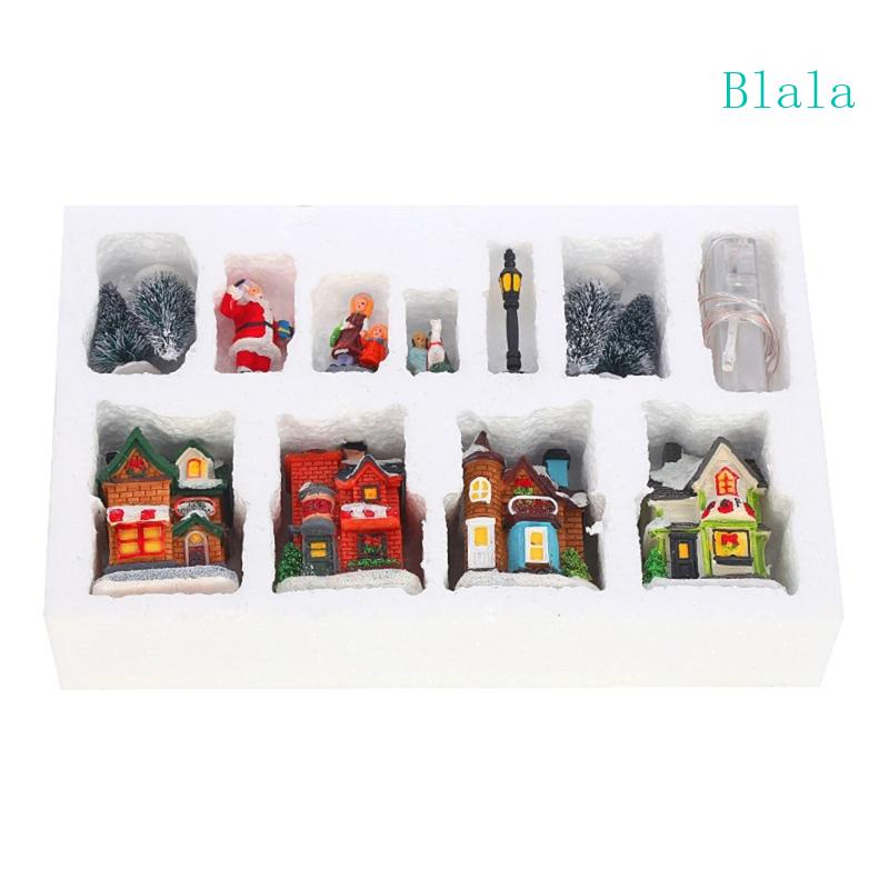 blala-บ้านหมู่บ้านเรซิน-มีไฟ-led-ส่องสว่าง-สําหรับตกแต่งต้นคริสต์มาส-เทศกาลคริสต์มาส-diy