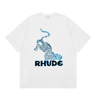 【รีบมา!】Rhud.e เสื้อยืดคอกลม ผ้าฝ้าย แบบนิ่ม อินเทรนด์ สําหรับเด็กผู้ชาย