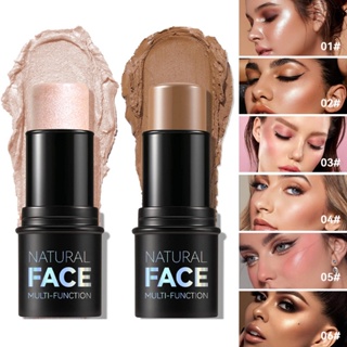 Hot Sale# Cross-border highlight makeup stick nasal shadow outline shadow pen stereo Brightening Sleeping silkworm facial blush cream multi-functional makeup 8cc