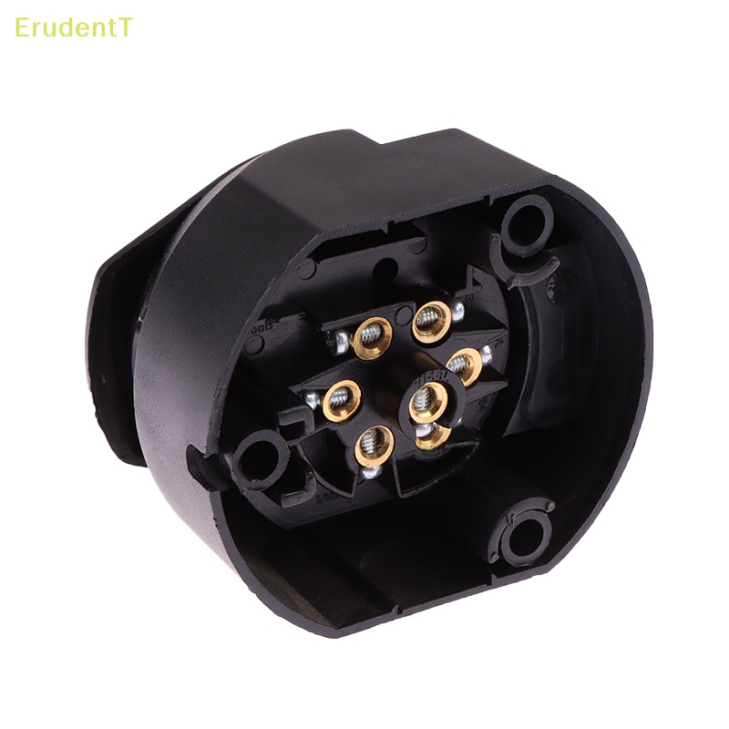 erudentt-ซ็อกเก็ตเชื่อมต่อไฟฟ้า-12v-7-pin-พลาสติก-พร้อมแหวนยาง-ทนทาน-ใหม่