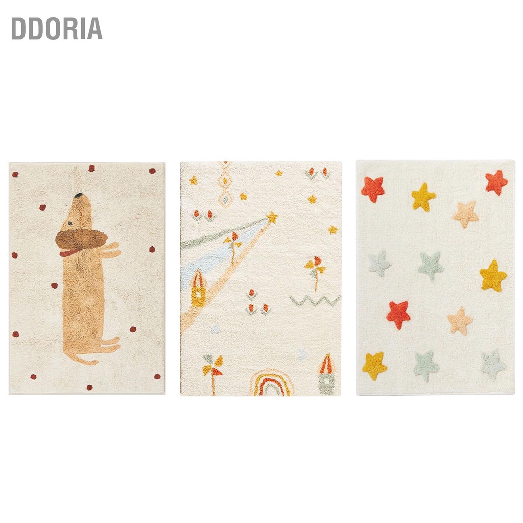 ddoria-พรมข้างเตียงเลียนแบบพรมแคชเมียร์ข้างเตียงสำหรับห้องนั่งเล่นห้องนอน-corridor