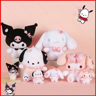 Fash Sanrio ตุ๊กตาซากุระ ผ้ากํามะหยี่ขนนิ่ม ของขวัญ สําหรับเด็กผู้หญิง