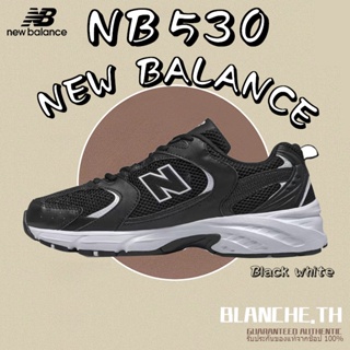 [ของแท้100%] New Balance 530  Mr530sd Black and white Sneaker