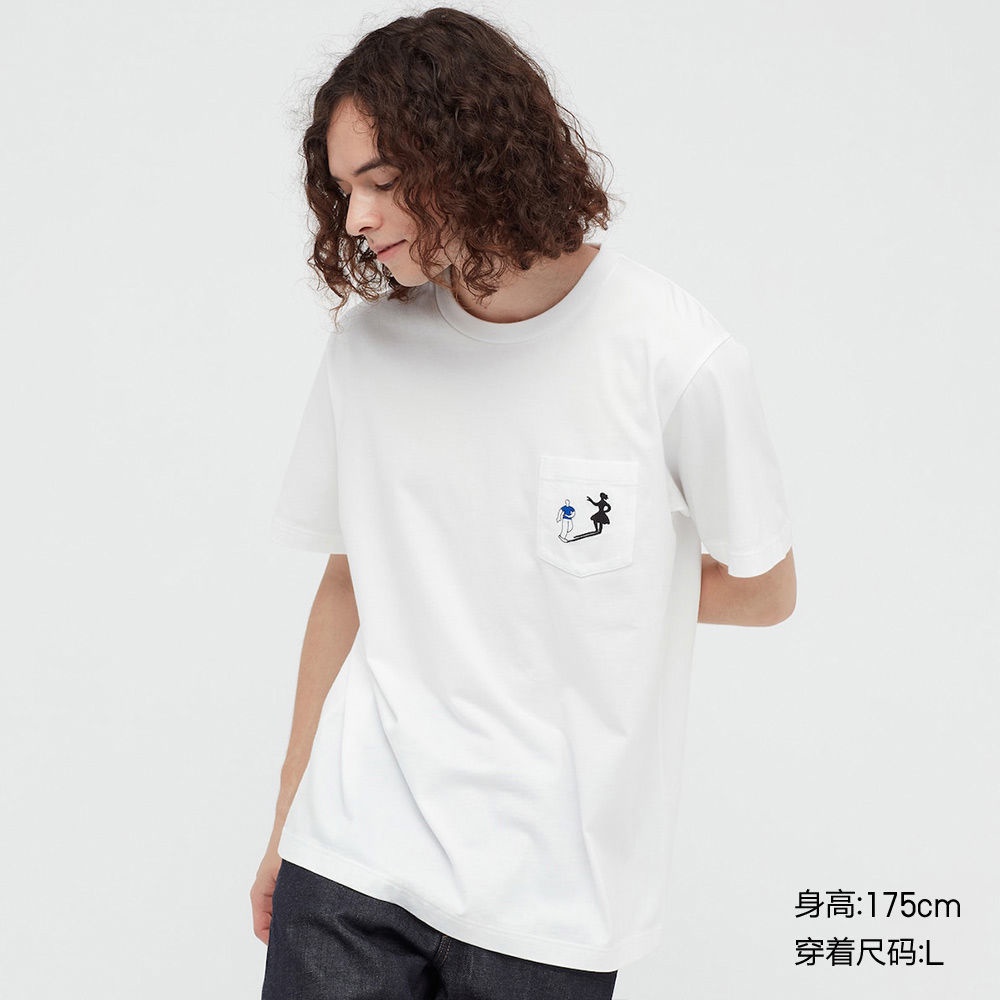 พิมพ์ลาย-stock-new-uniqlo-mens-ut-haruki-murakami-printed-t-shirt-short-sleeve-haruki-murakami-series-01