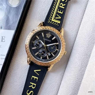 นาฬิกาข้อมือควอตซ์ สายซิลิโคน กันน้ํา ขนาดใหญ่ หรูหรา แบบเรียบง่าย แฟชั่นสําหรับผู้ชาย