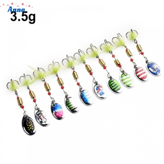 【Anna】Lure Sequin Suit Fishing Tackle Flexible Metal+ABS 10pcs/set Accessories