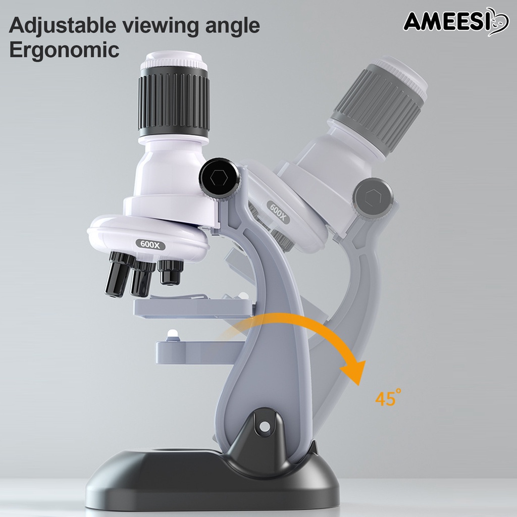 ameesi-กล้องจุลทรรศน์วิทยาศาสตร์-ความคมชัดสูง-ซูมได้สามเท่า-ปรับมุมได้-สํารวจ-ความสามารถในการสํารวจ-โรงเรียน-กล้องจุลทรรศน์พิเศษ-ของเล่นเด็ก-1-ชุด