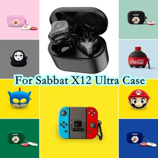 【คุณภาพสูง】เคสหูฟัง แบบนิ่ม ลายการ์ตูน สําหรับ Sabbat X12 Ultra X12 Ultra