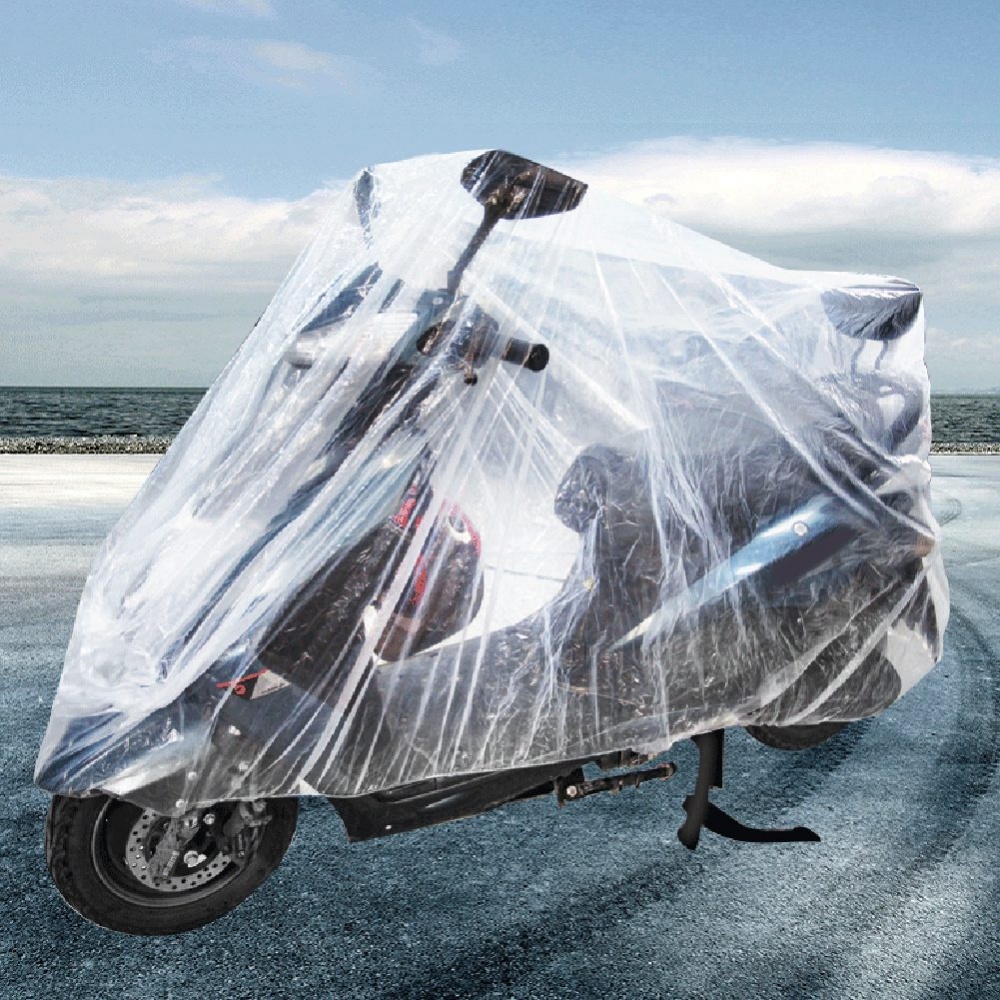 ผ้าคลุมรถจักรยานยนต์ไฟฟ้า-โพลีเอทิลีน-กันฝุ่น-สะดวก