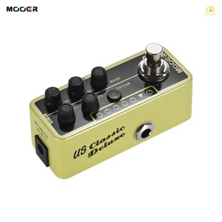 Banana_pie MOOER MICRO Preamp Series 006 เอฟเฟคกีตาร์ดิจิทัล ดีลักซ์ อเมริกัน บลูส์ คอมโบ ทรูบายพาส