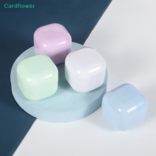 &lt;Cardflower&gt; ขวดโหลพลาสติกเปล่า ทรงกลม เติมได้ ขนาด 30 กรัม 50 กรัม หลากสี สําหรับใส่เครื่องสําอาง ครีม เหมาะกับการพกพาเดินทาง