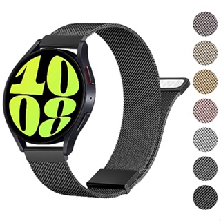 Meliya สายนาฬิกาข้อมือโลหะ สไตล์คลาสสิก สําหรับ Samsung Galaxy Watch 6 Band 40 มม. 44 มม. Galaxy Watch 6