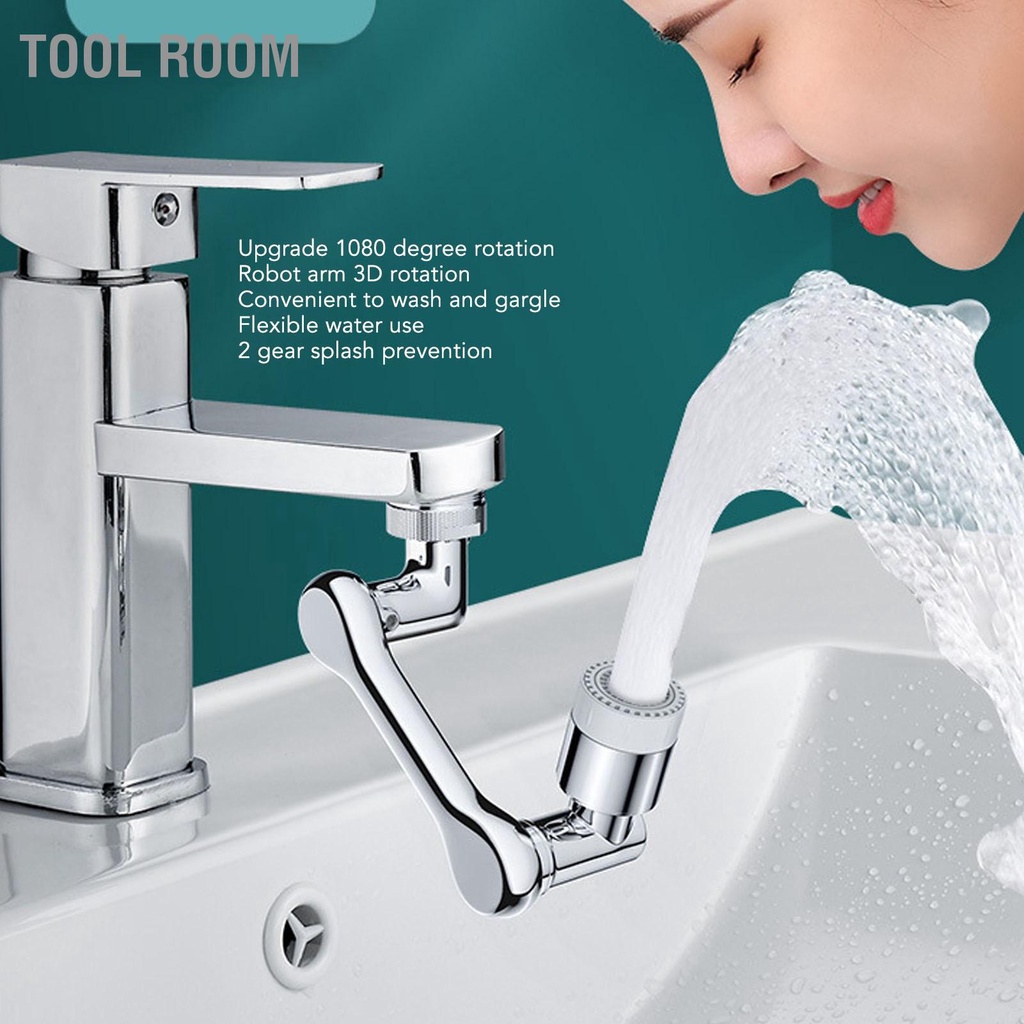 Tool Room Faucet Extender Rotatable Extension น้ำหนักเบา Universal ...