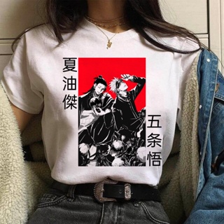 S-XL Tops Jujutsu Kaisen Gojo Satoru Animation T-shirt Japanese Cartoon Street Clothes Womens / Mens Top_03