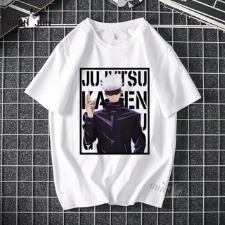 Jujutsu Kaisen Yuji  Itadori Japanese Style Animation Men and Women Short Sleeve Tshitr Summer Womens Wear_03