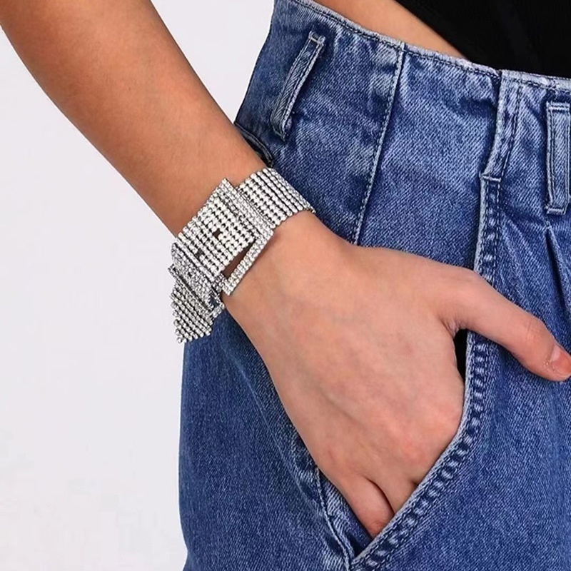สร้อยข้อมือ-ประดับคริสตัล-พลอยเทียม-สไตล์วินเทจ-เรียบง่าย-เป็นที่นิยม-เหมาะกับงานแต่งงาน