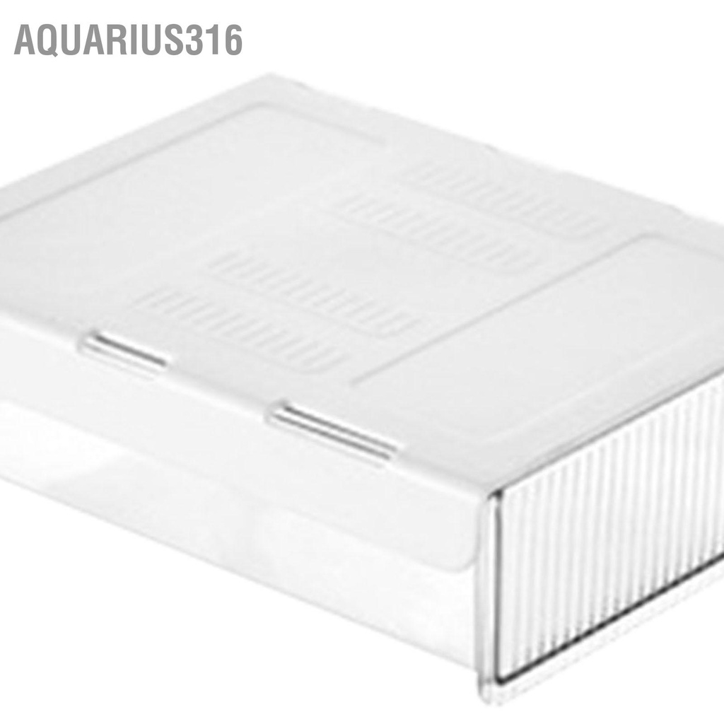 aquarius316-กล่องลิ้นชักใต้โต๊ะพลาสติกใสประหยัดพื้นที่เลื่อนออกใต้กล่องเก็บของบนโต๊ะสำหรับห้องเรียนสำนักงาน