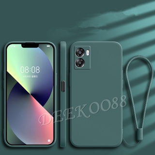 เคสโทรศัพท์มือถือ ซิลิโคนนิ่ม TPU พร้อมสายคล้องมือ สีดํา สําหรับ VIVO iQOO Z7x Z7 V27 V27e X90 Pro Y02A 5G 4G 2023 IQOOZ7X VIVOV27