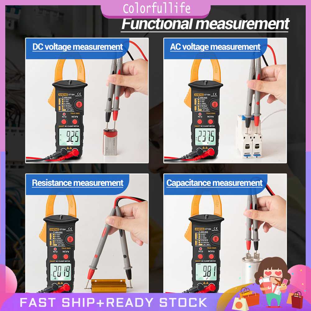 cf-st184-มัลติมิเตอร์ดิจิตอล-st184-ac-dc-ทดสอบแรงดันไฟฟ้า-คุณภาพสูง-สีเหลือง