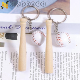 CORDELL Baseball Keychain Men Gift Creative Mini Man Women Bag Charm Baseball Key Holder