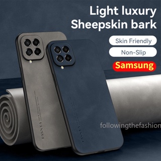 เคสโทรศัพท์มือถือ หนังแกะ TPU ซิลิโคนนิ่ม กันกระแทก สําหรับ Samsung Galaxy A12 4G M53 5G M 53