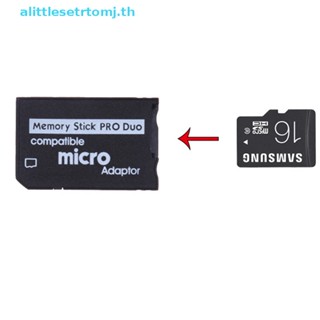 อะแดปเตอร์ Alittlese สําหรับ Sony and PSP Series Micro SD SDHC TF to Memory Stick MS Pro Duo PSP