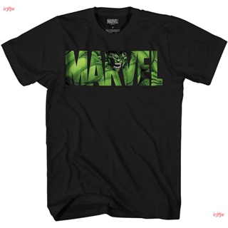 【Hot】irjfje Marvel Logo Hulk Avengers Super Hero Adult Tee Graphic T-Shirt For Men Tshirt Clothing ดพิมพ์ลาย เสื้อยืดผู้