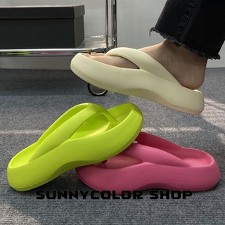 ภาพหน้าปกสินค้าSUNNYCOLOR รองเท้าแตะหญิง วัสดุ EVA รองเท้าแตะ ลำลองสำหรับผู้หญิง พื้นรองเท้าหนามาก B29G05D ที่เกี่ยวข้อง