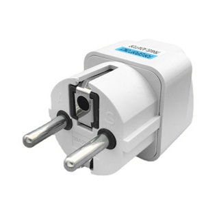 [Ready] Universal Eu Plug Adapter International To Euro Kr Travel ปลั๊กแปลงไฟฟ้าปลั๊กไฟ [T/3]
