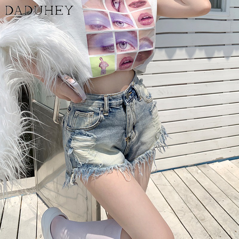 daduhey-ripped-denim-shorts-for-women-2023-new-summer-thin-frayed-hot-girl-small-high-waist-sexy-a-line-hot-pants
