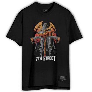 พร้อมส่ง ผ้าฝ้ายบริสุทธิ์ 7th Street เสื้อยืดแบบโอเวอไซส์  () รุ่น O-SCC002 HALLOWEEN COLLECTION. T-shirt