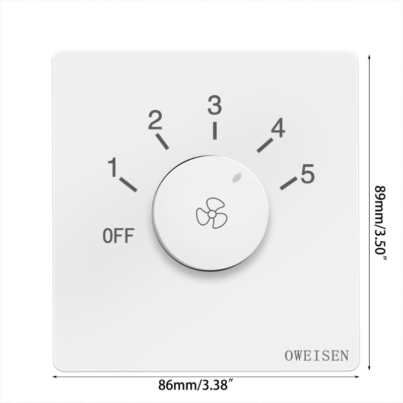 aoto-สวิตช์ควบคุมความเร็วพัดลมติดเพดาน-ปรับได้