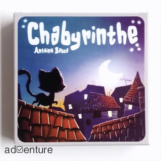 Adven Chabyrinthe บอร์ดเกม การ์ดภาษาอังกฤษ รูปลูกแมวน่ารัก สําหรับเด็ก ครอบครัว ของขวัญ