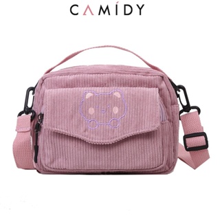 Camidy กระเป๋าผ้าใบสาวน่ารักเวอร์ชั่นเกาหลีใหม่ในญี่ปุ่นฮาราจูกุผ้าใบกระเป๋า Messenger กระเป๋าสะพายนักเรียนหญิง