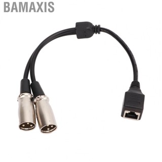 Bamaxis Microphone Converter Adapter Cord  Female Cable RJ45 To XLR for KTV Equipment