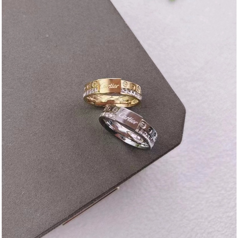 kajia-แหวนปิดนิ้วชี้-สองชั้น-สีทอง-เครื่องประดับแฟชั่น-สไตล์เกาหลี-สําหรับเด็กผู้หญิง