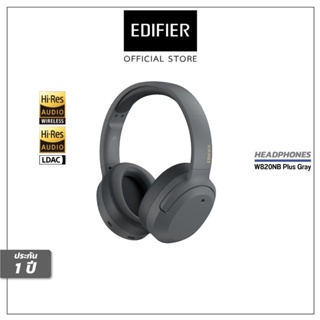 หูฟัง EDIFIER W820NB Gray Wireless Noise Cancellation Over-Ear Headphone