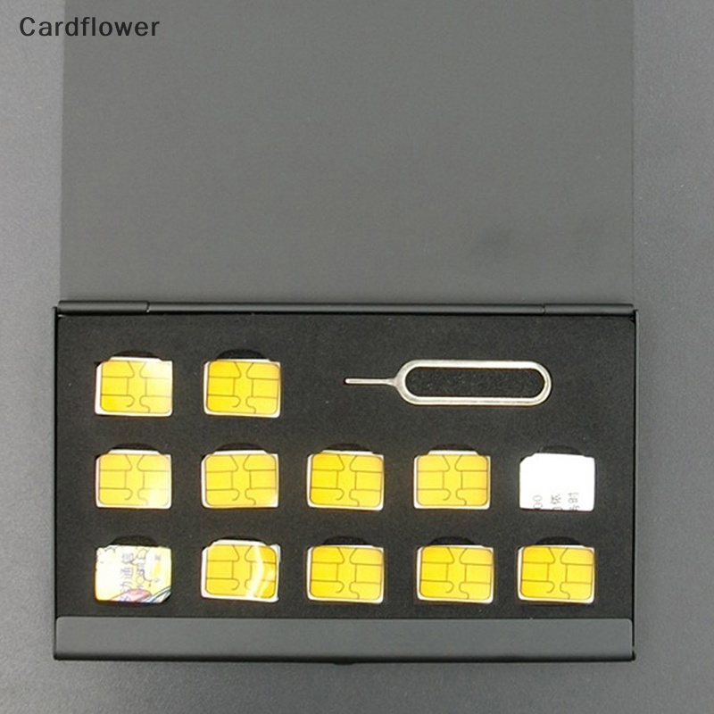lt-cardflower-gt-กล่องเก็บซิมการ์ดนาโน-12-ช่อง-1-ช่อง-อลูมิเนียม-แบบพกพา