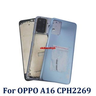 Gyin- เคสปุ่มปรับระดับเสียง ด้านหลัง หน้าจอ LCD สําหรับ Oppo A16