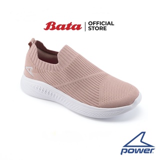Bata บาจา POWER รองเท้าเดินออกกำลังกาย แบบสวม สำหรับผู้หญิง  รุ่น Breeze Delight LO สีชมพู 5185150 สีดำ 5186150