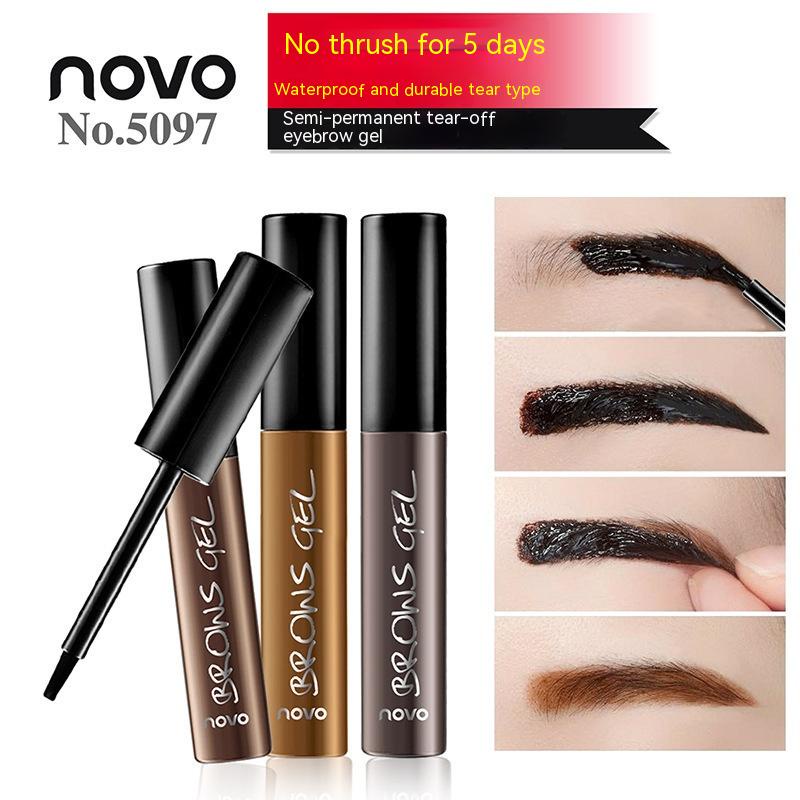 novo5097-เจลย้อมคิ้ว-กันน้ํา-ติดทนนาน-ไม่ซีดจาง-ไม่เลอะ-3-สี