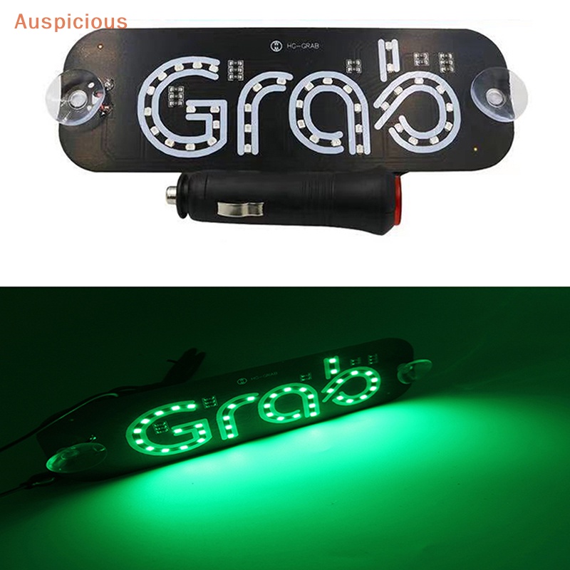 มงคล-ไฟแสดงสถานะโฆษณา-grab-taxi-led-12v-สําหรับรถยนต์