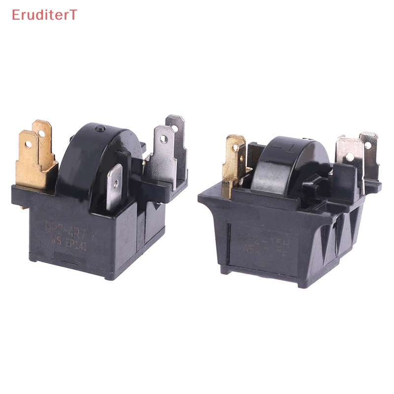 eruditert-ของแท้-คอมเพรสเซอร์สตาร์ทตู้เย็น-ptc-qp2-15h-qp2-4-7h-6-ปลั๊ก-ใหม่