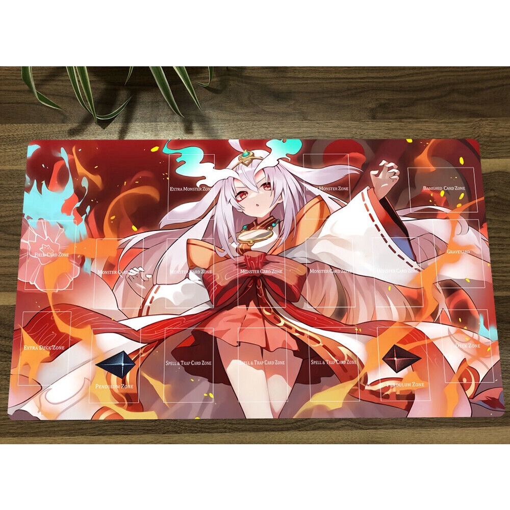 Yugioh Playmat Kurikara the Immovable Avatar TCG CCG แผ่นรองเมาส์ แผ่น